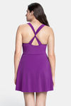 Amante Swimdress With Inbuilt Shorts - Grape Glow — thumbnail 3